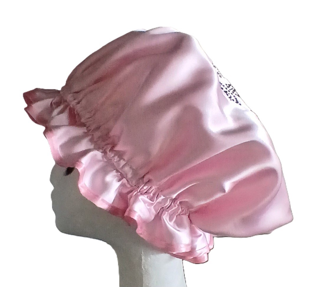 Diamante Shower Cap - DOG LOVER - Pink