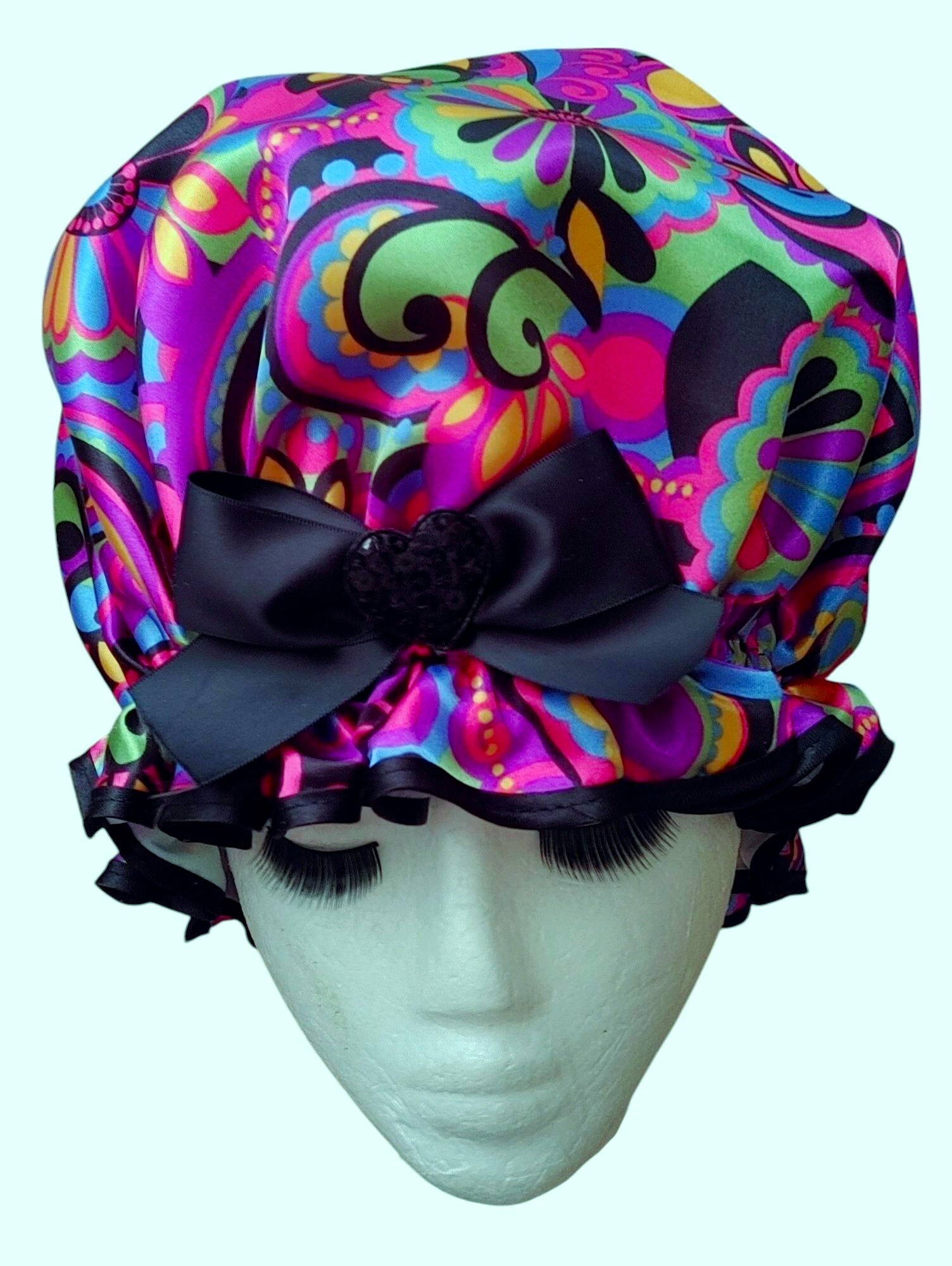 XL Ladies Shower Cap - Razzamatazz