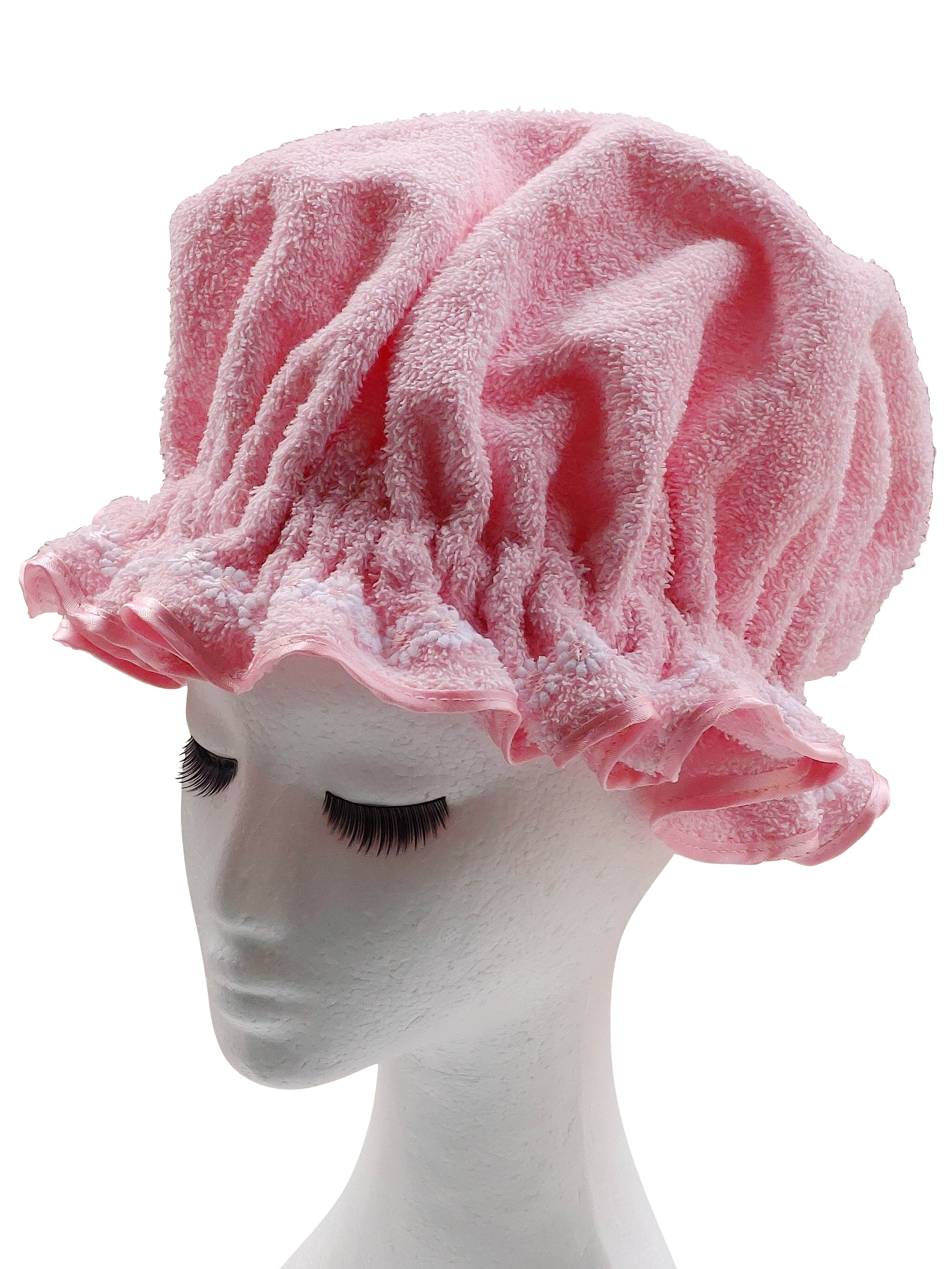 Towelling Cap - Pink