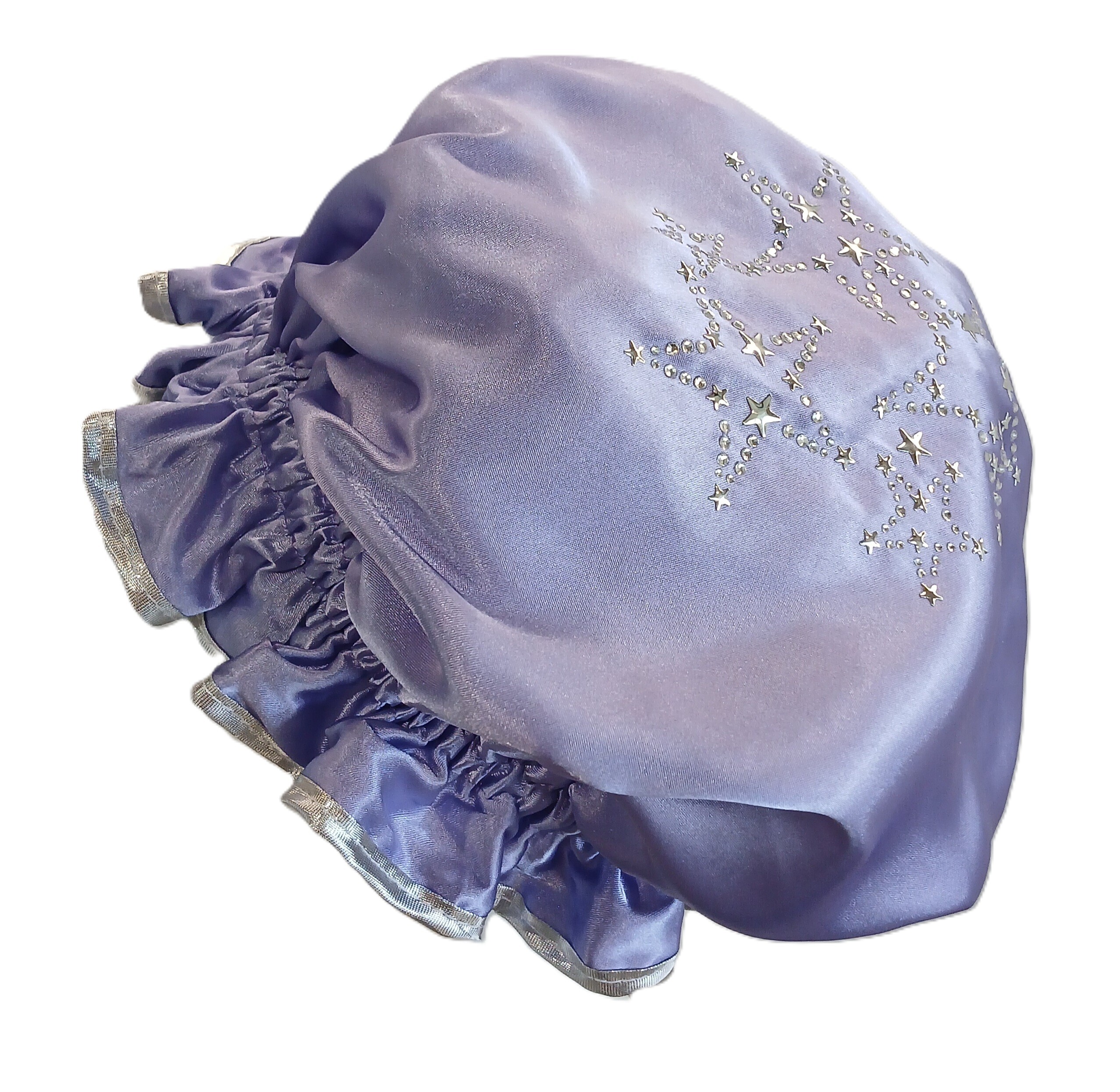 Diamante Shower Cap - Stars - Lilac