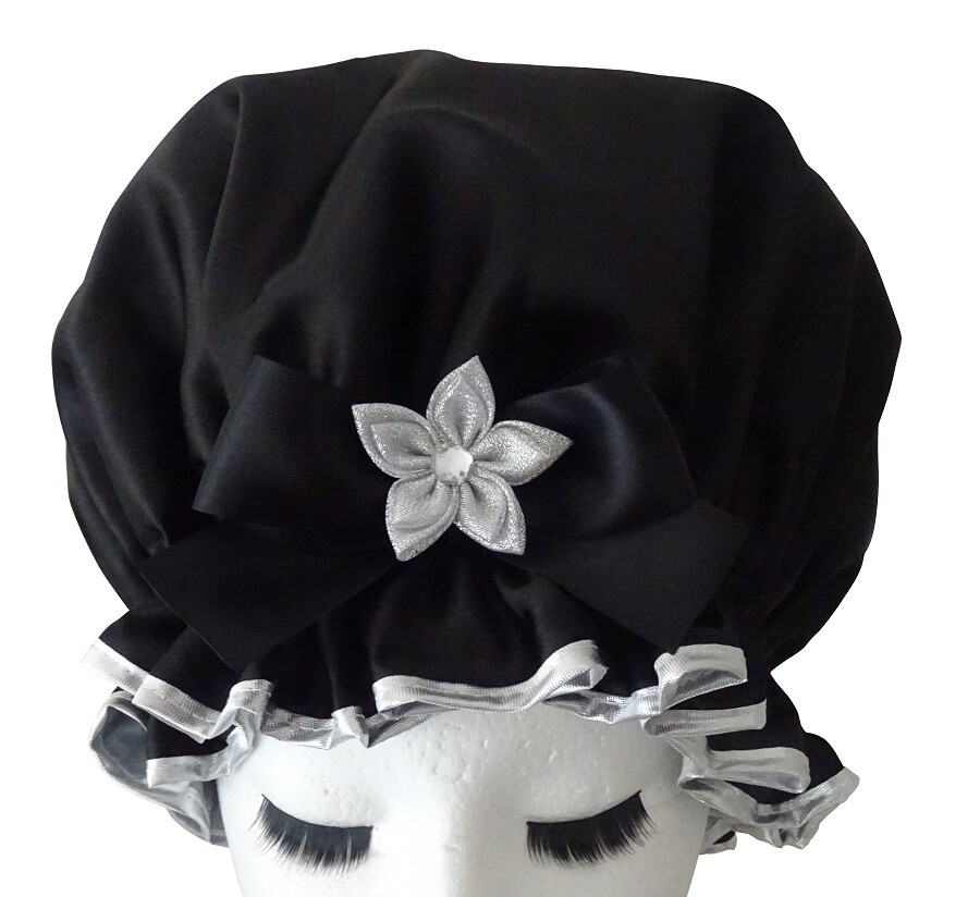 XL Ladies Shower Cap - Black Diamond