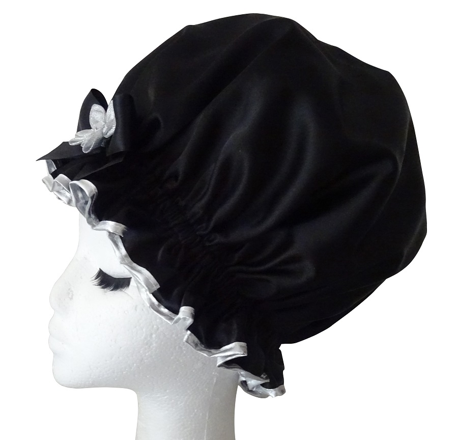 XL Ladies Shower Cap - Black Diamond