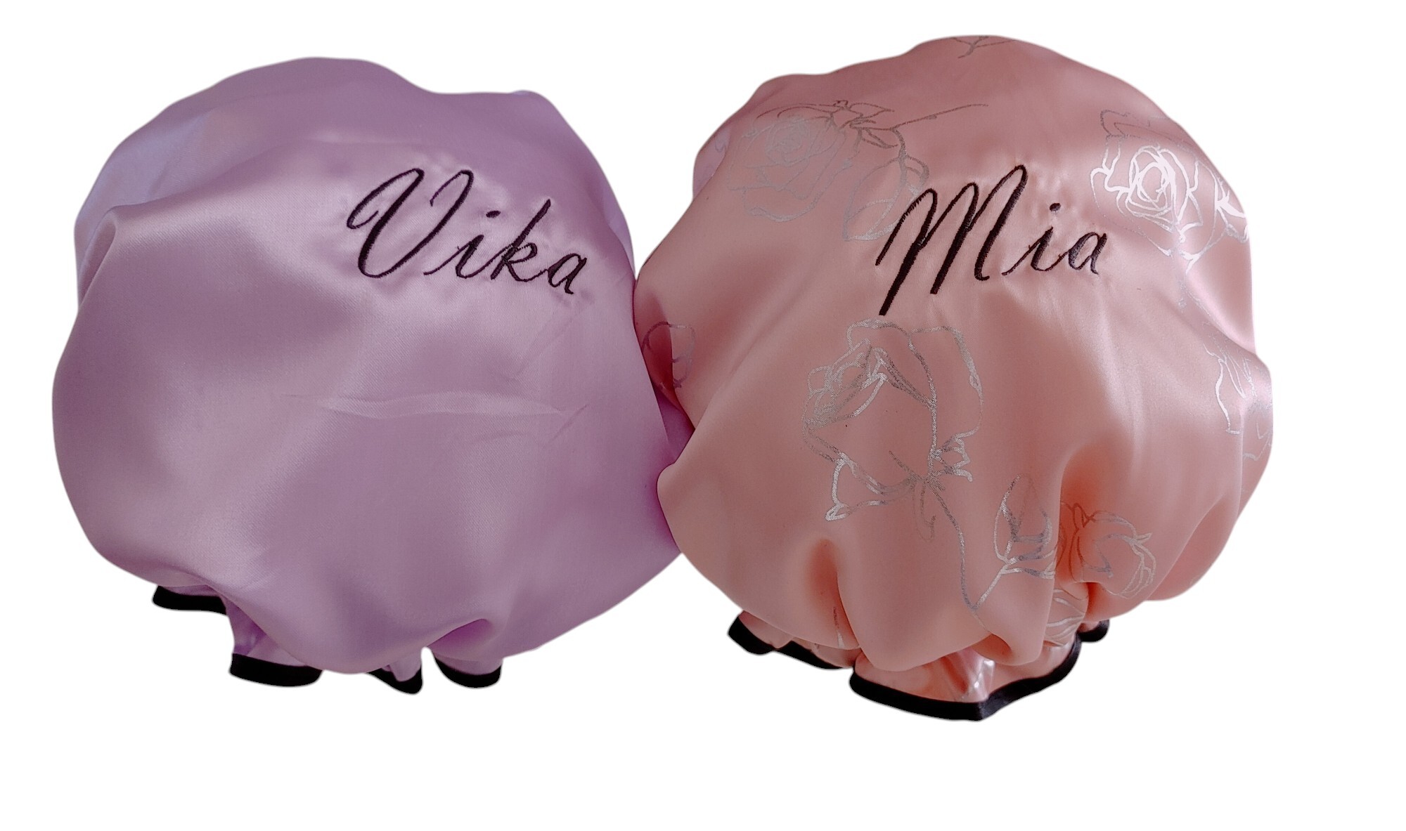 Embroidered / Personalised Ladies Standard Size Shower Cap 