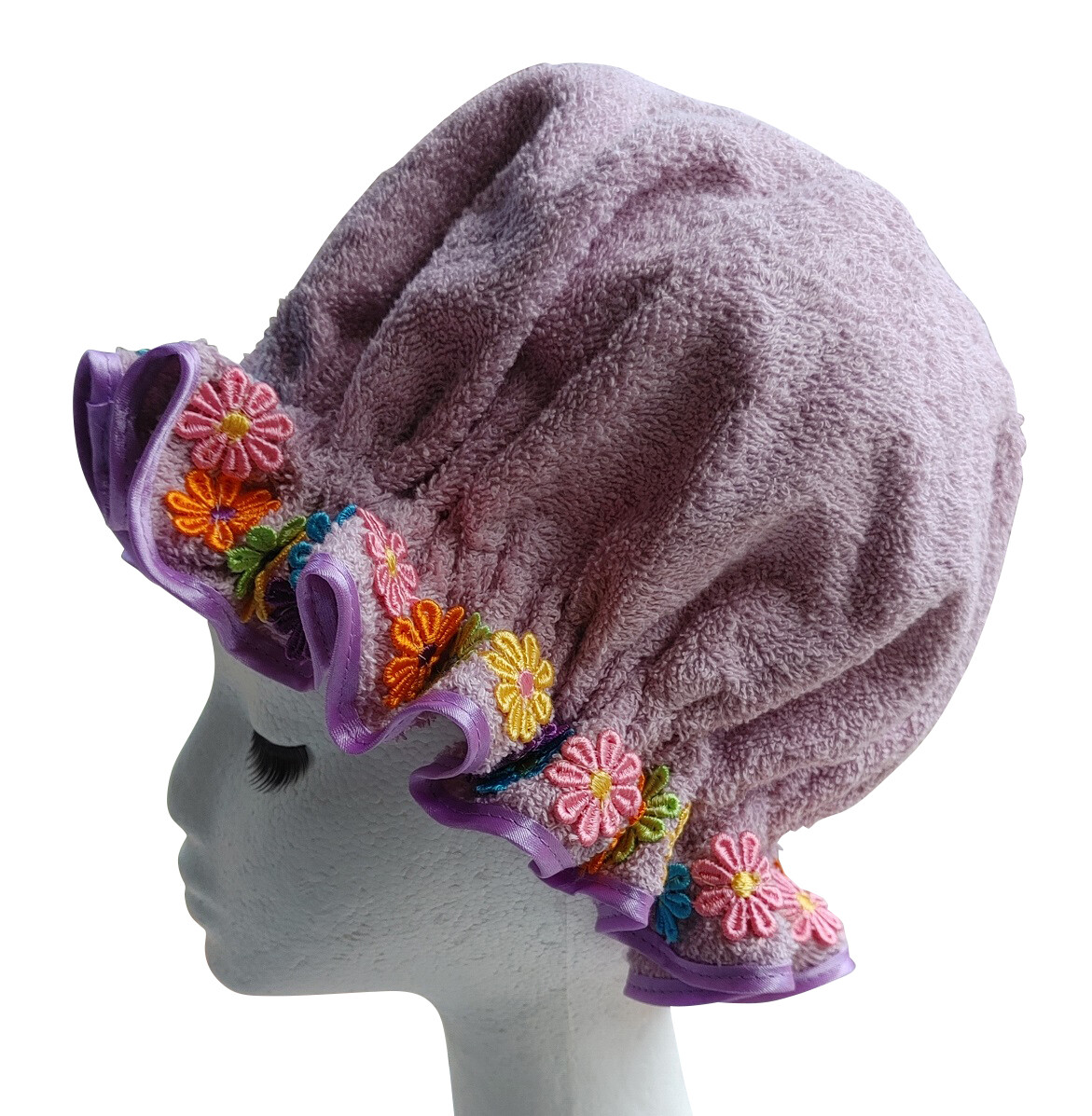 Towelling Cap - Lilac