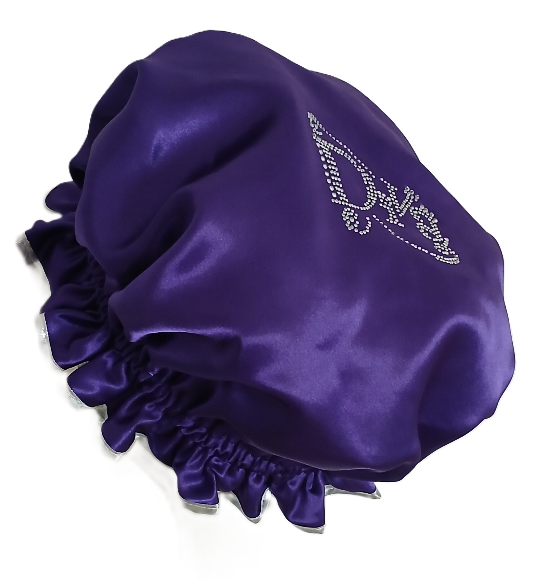 Diamante Shower Cap - DIVA - DkPurple