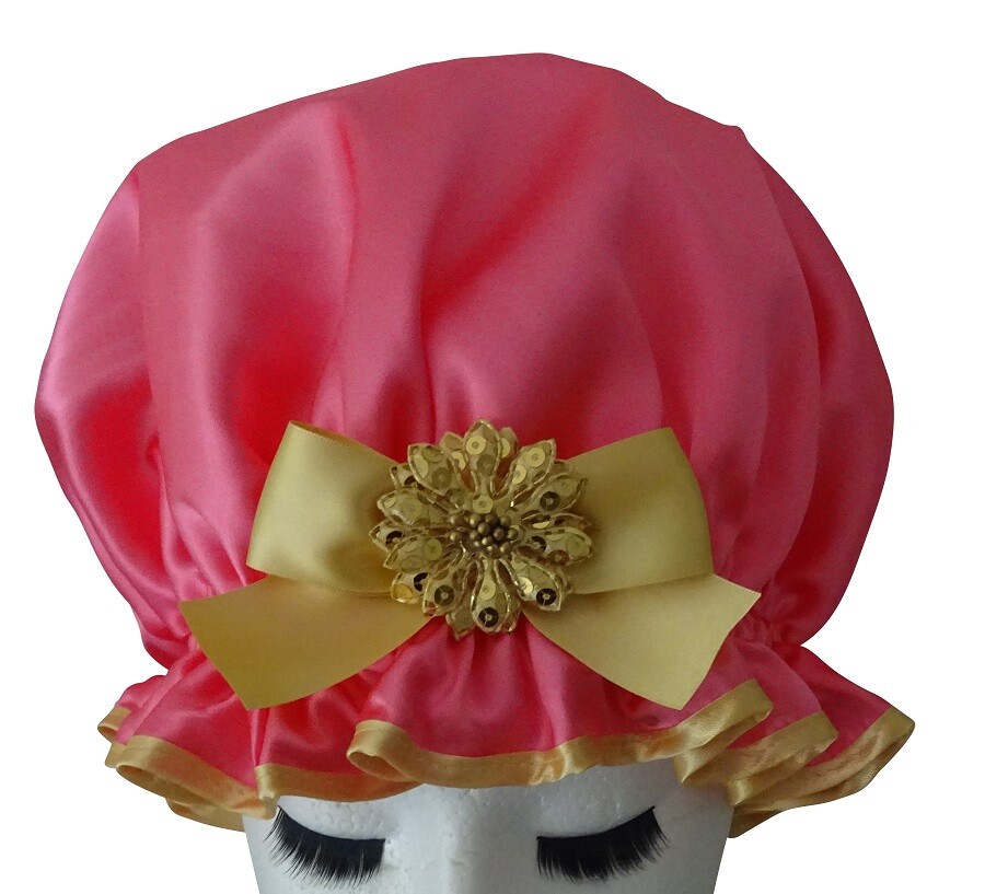 XL Ladies Shower Cap - Hottie Pink