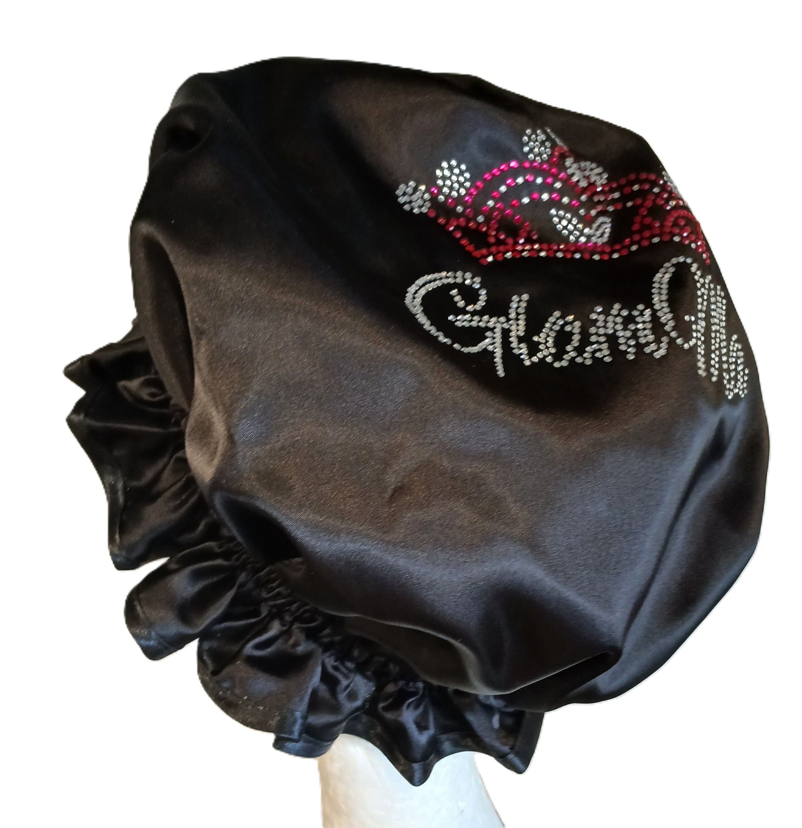 Diamante Shower Cap - GLAM MA -Black
