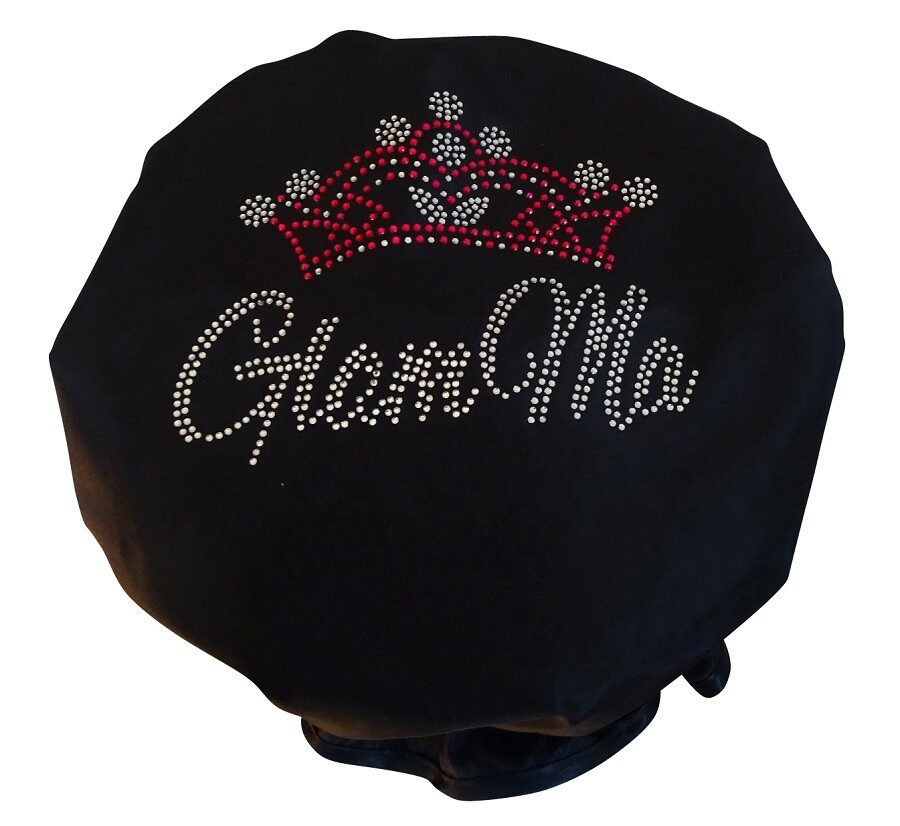 Diamante Shower Cap - GLAM MA -Black