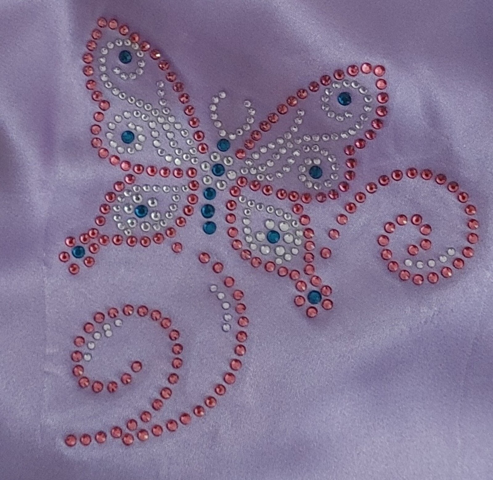 Diamante Shower Cap - Lilac Butterfly