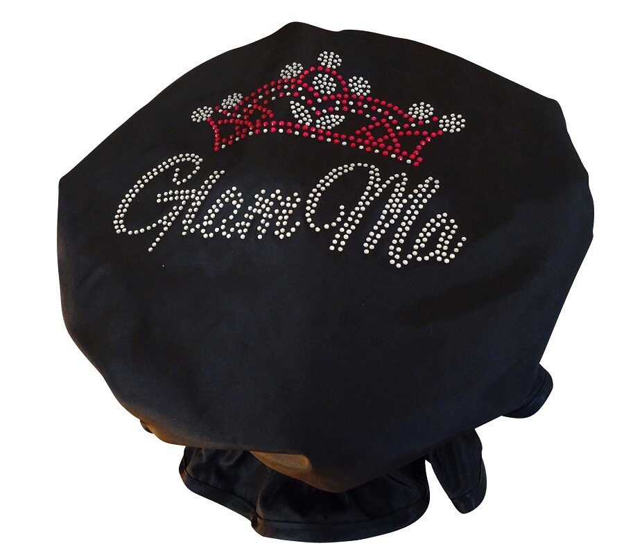 Diamante Shower Cap - GLAM MA -Black