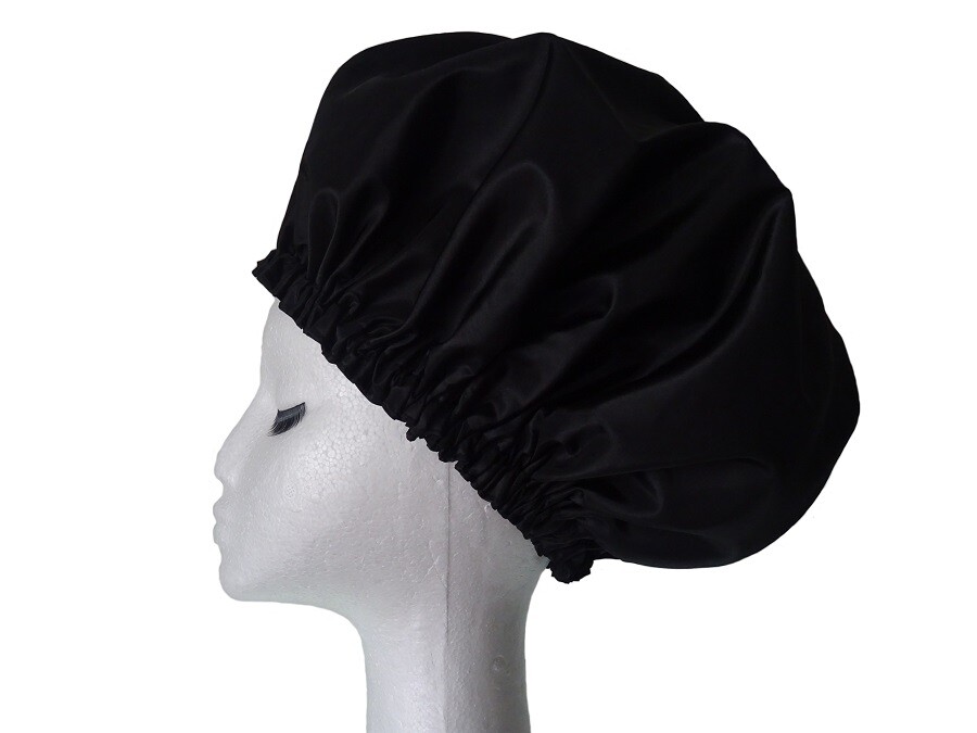 XL MENS Shower Cap - Black 