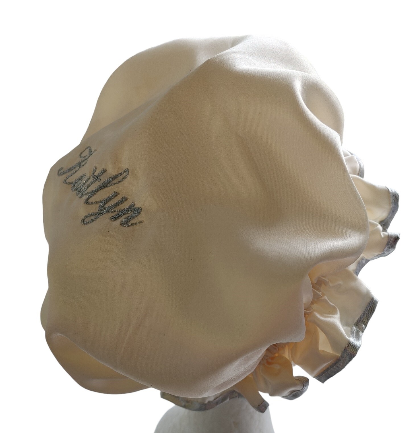 Embroidered / Personalised Ladies Standard Size Shower Cap 