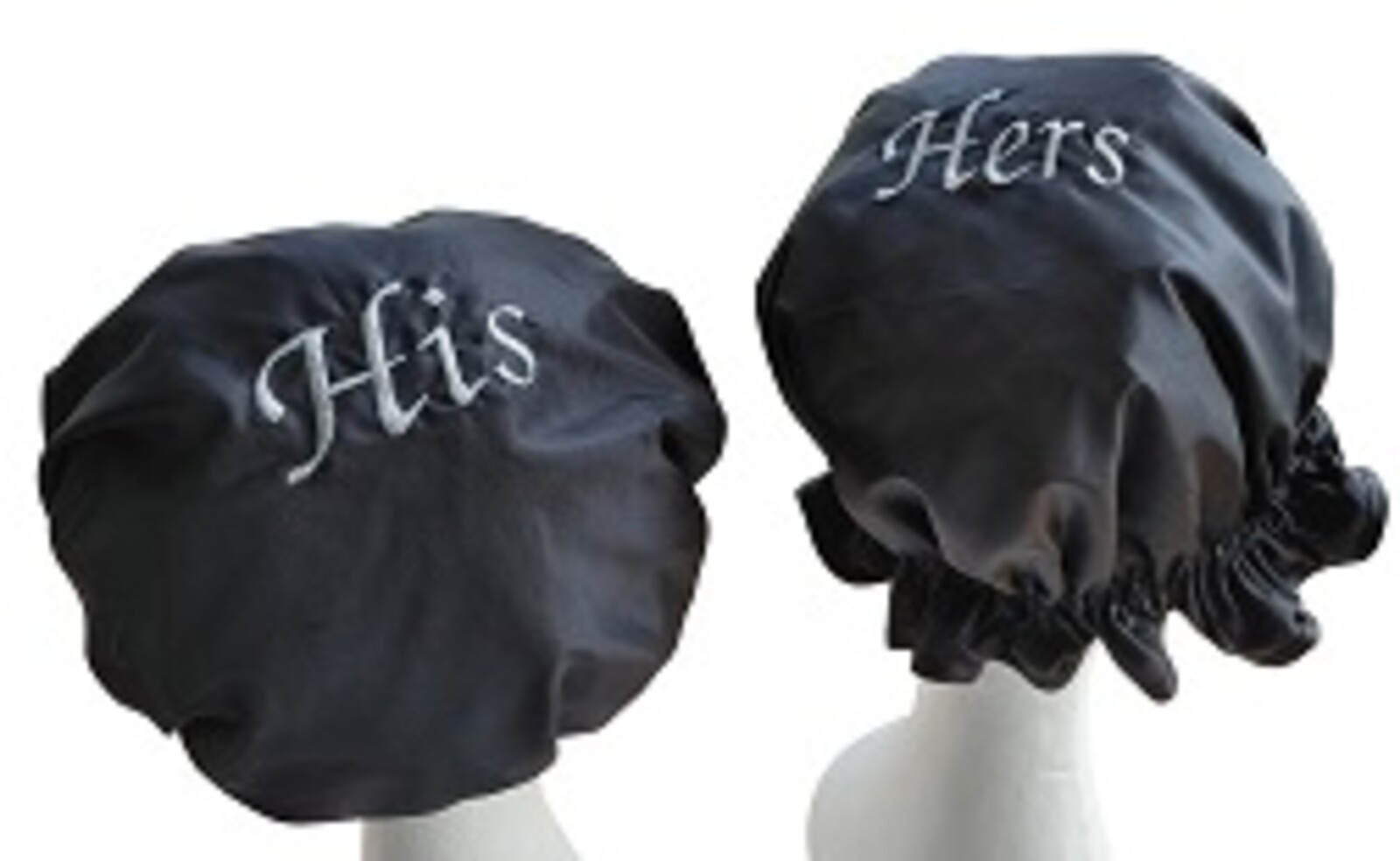 His 'n' Hers - Black Embroidered
