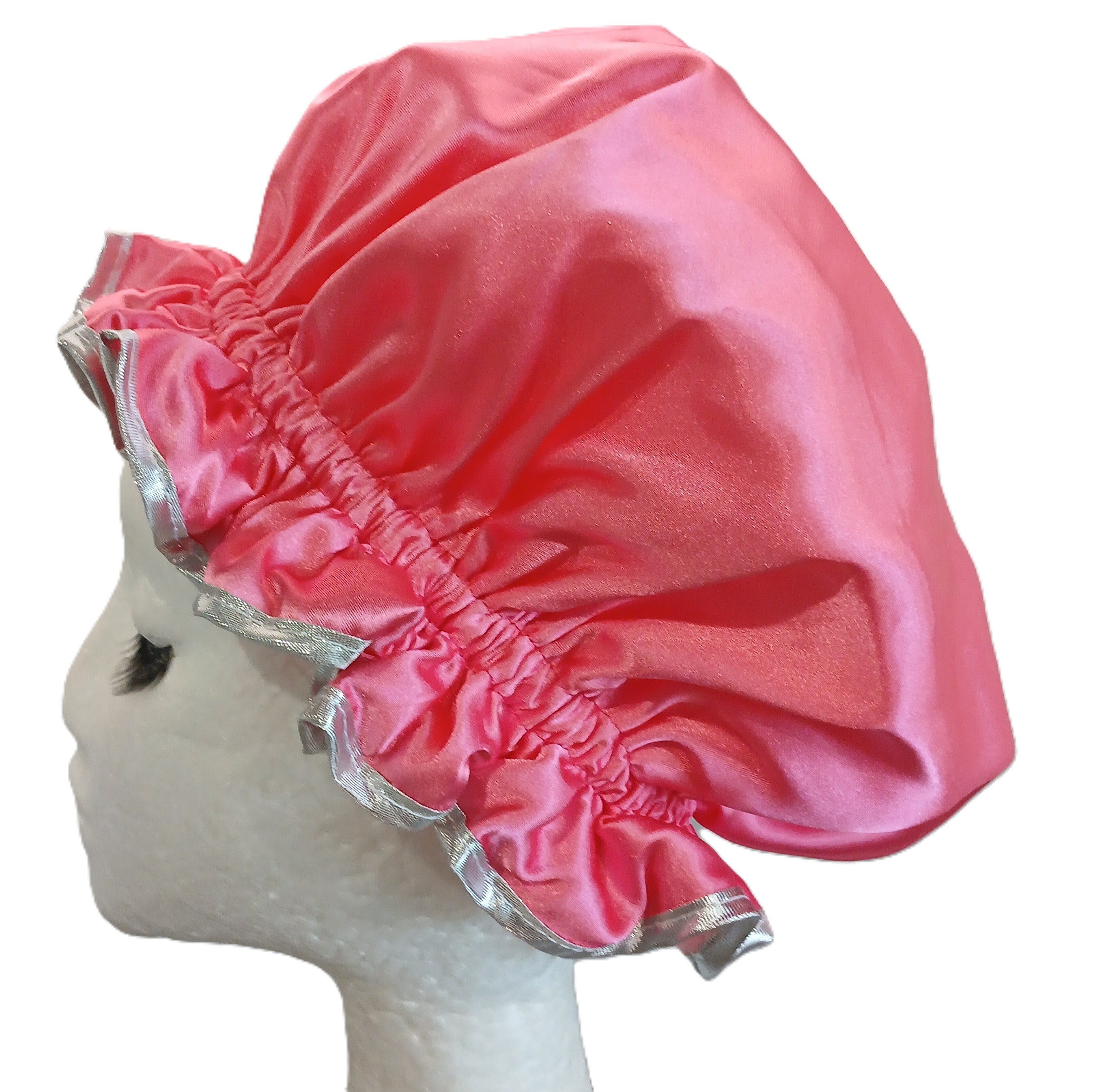 Diamante Shower Cap - STARS - Hot Pink 