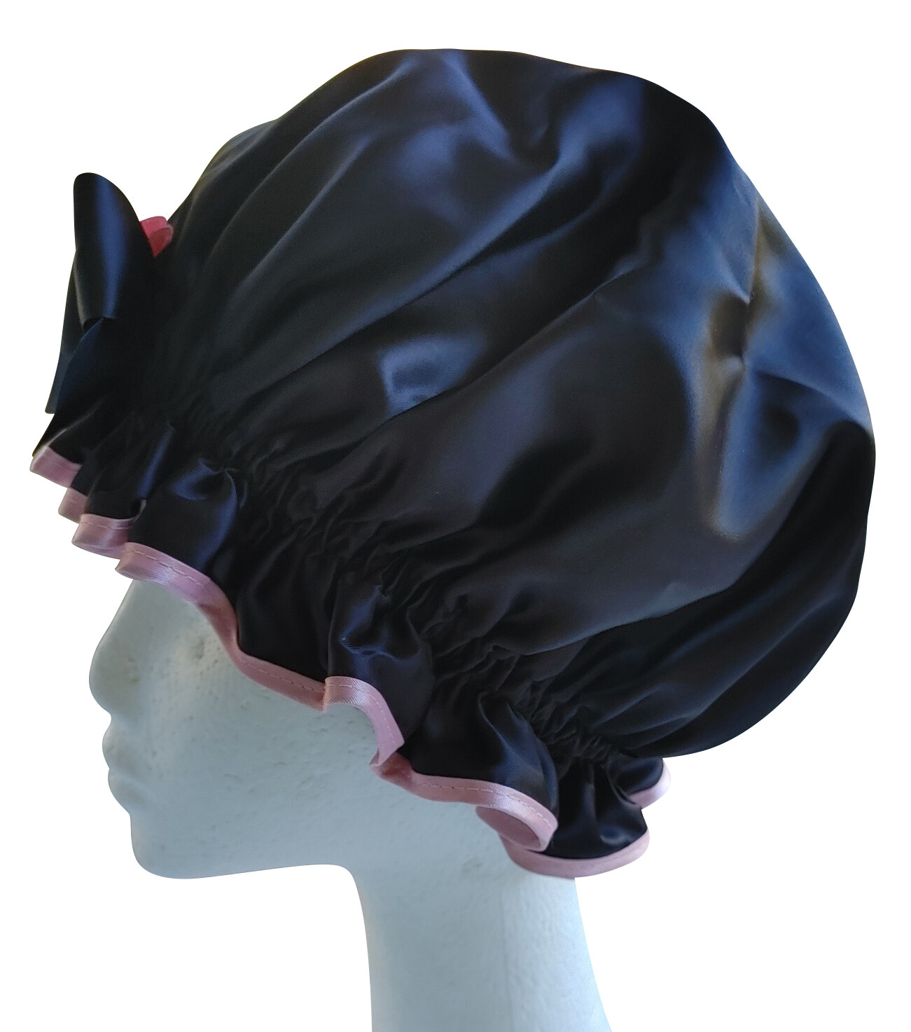 Big Bow - Pizazz - Black w/Pink