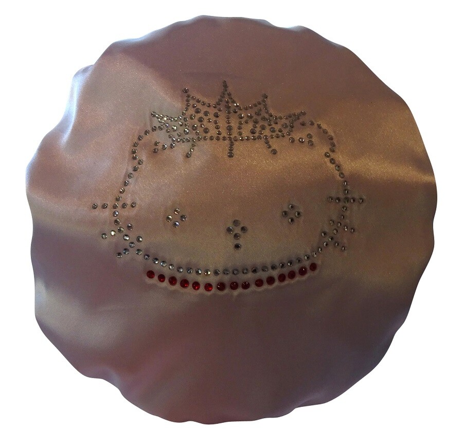 Diamante Shower Cap -LITTLE KITTY - Pink (Girls)