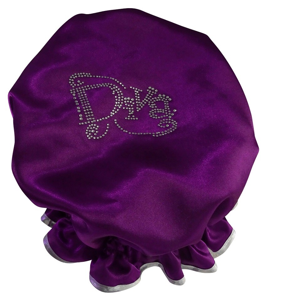 Diamante Shower Cap - DIVA - DkPurple