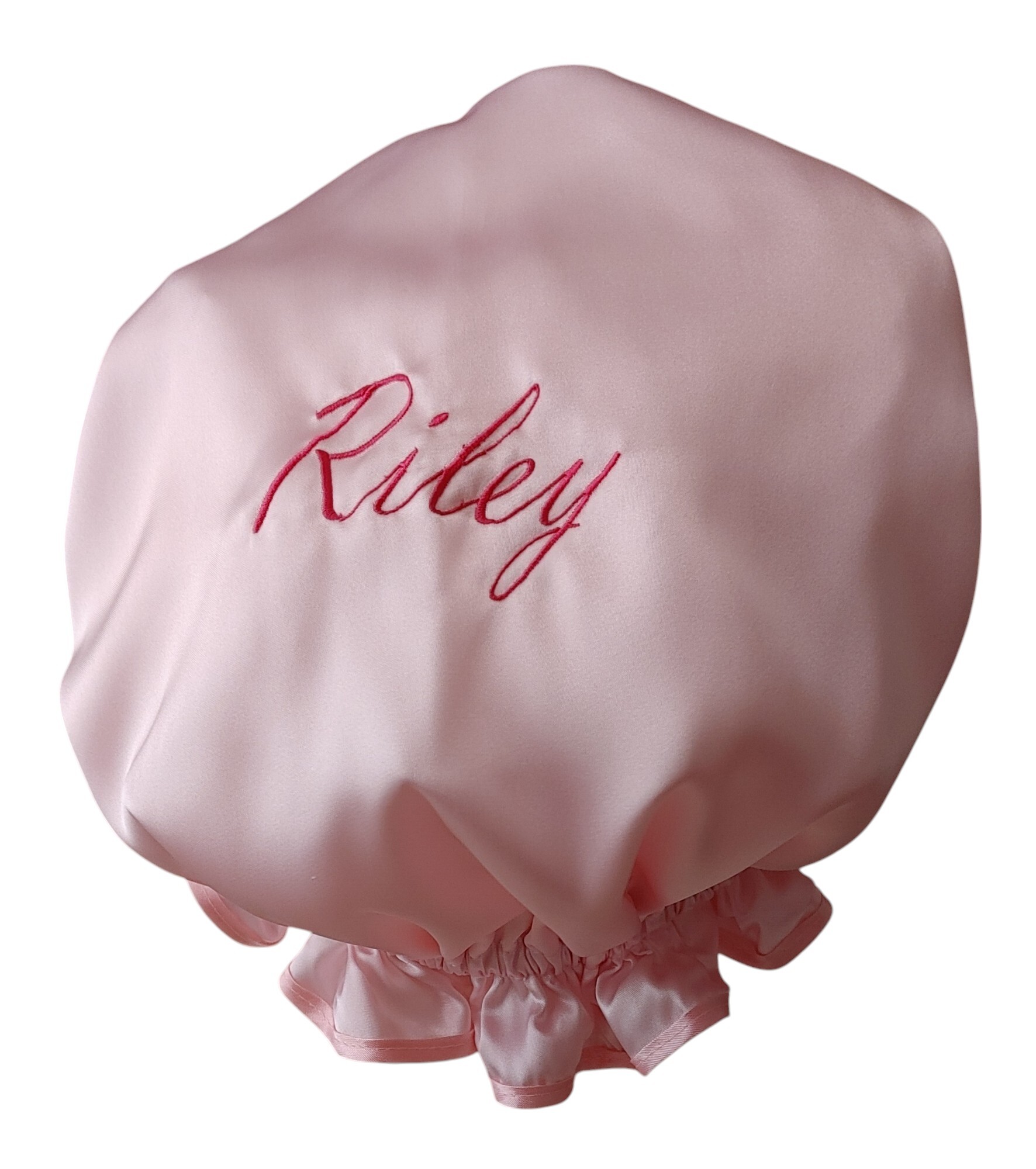 Embroidered / Personalised Ladies Standard Size Shower Cap 