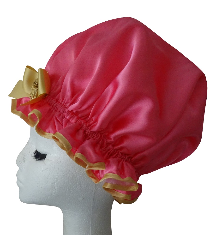 XL Ladies Shower Cap - Hottie Pink