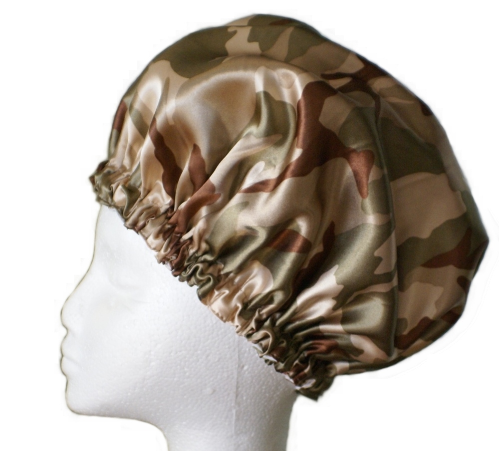 Mens Shower Cap - Camoflauge