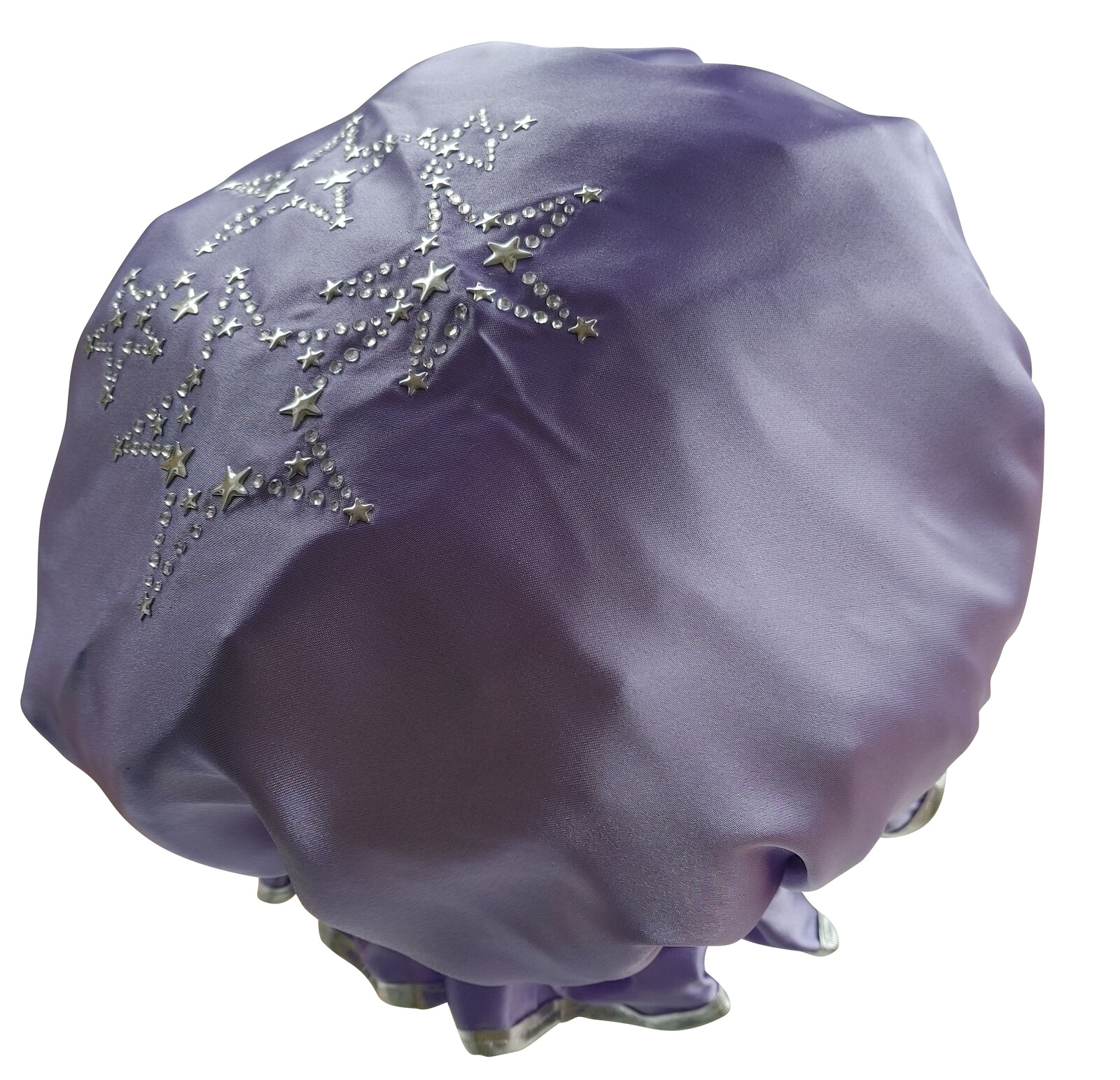 Diamante Shower Cap - Stars - Lilac