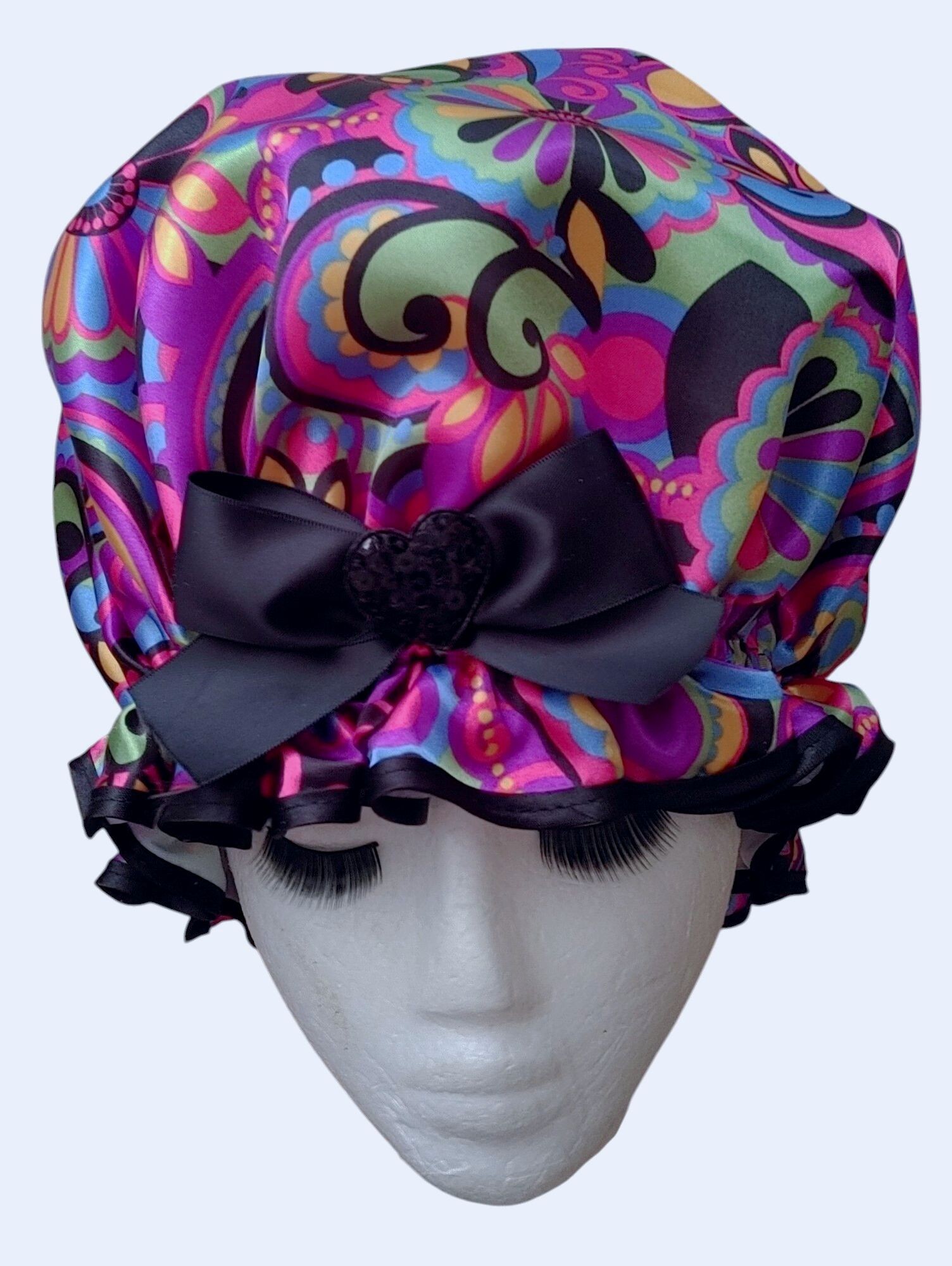XL Ladies Shower Cap - Razzamatazz