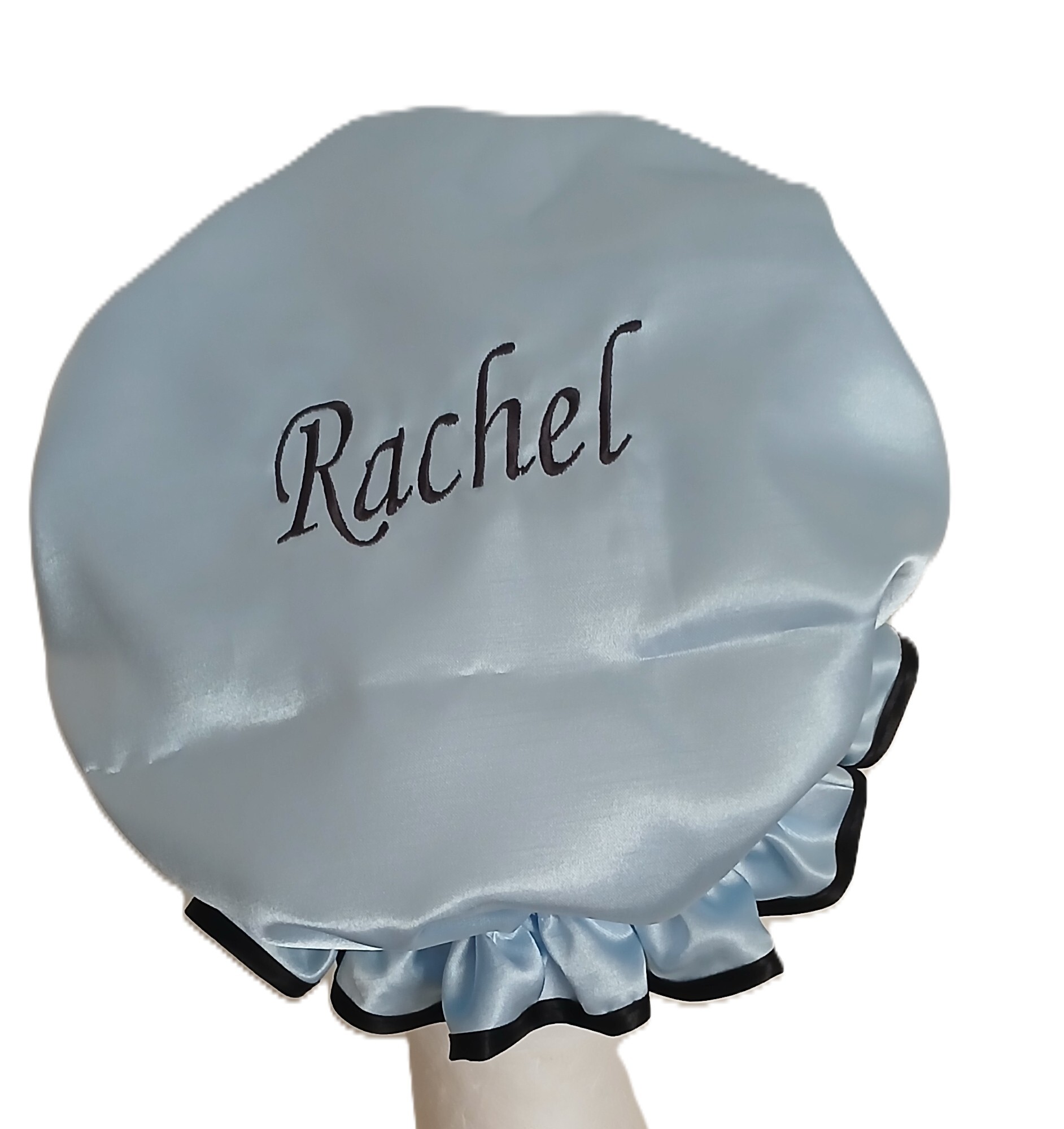 Embroidered / Personalised Ladies Standard Size Shower Cap 