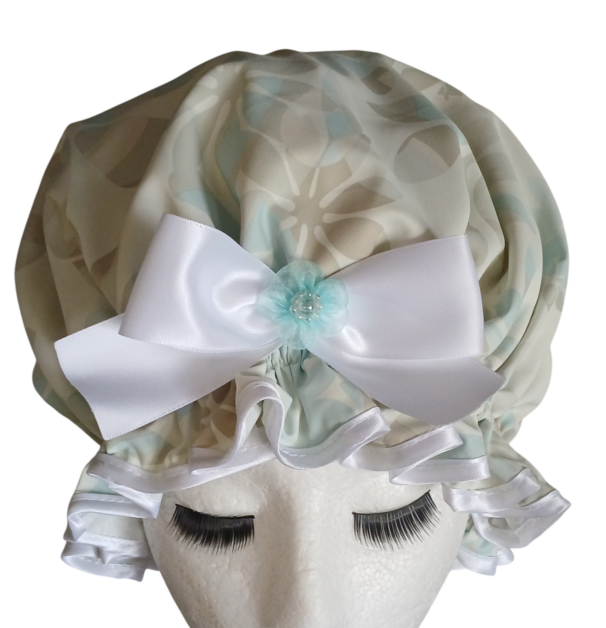 XL Ladies Shower Cap - Vanilla Ice