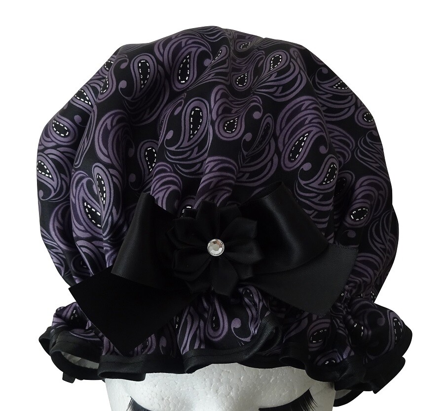 XL Ladies Shower Cap - Purple Rain