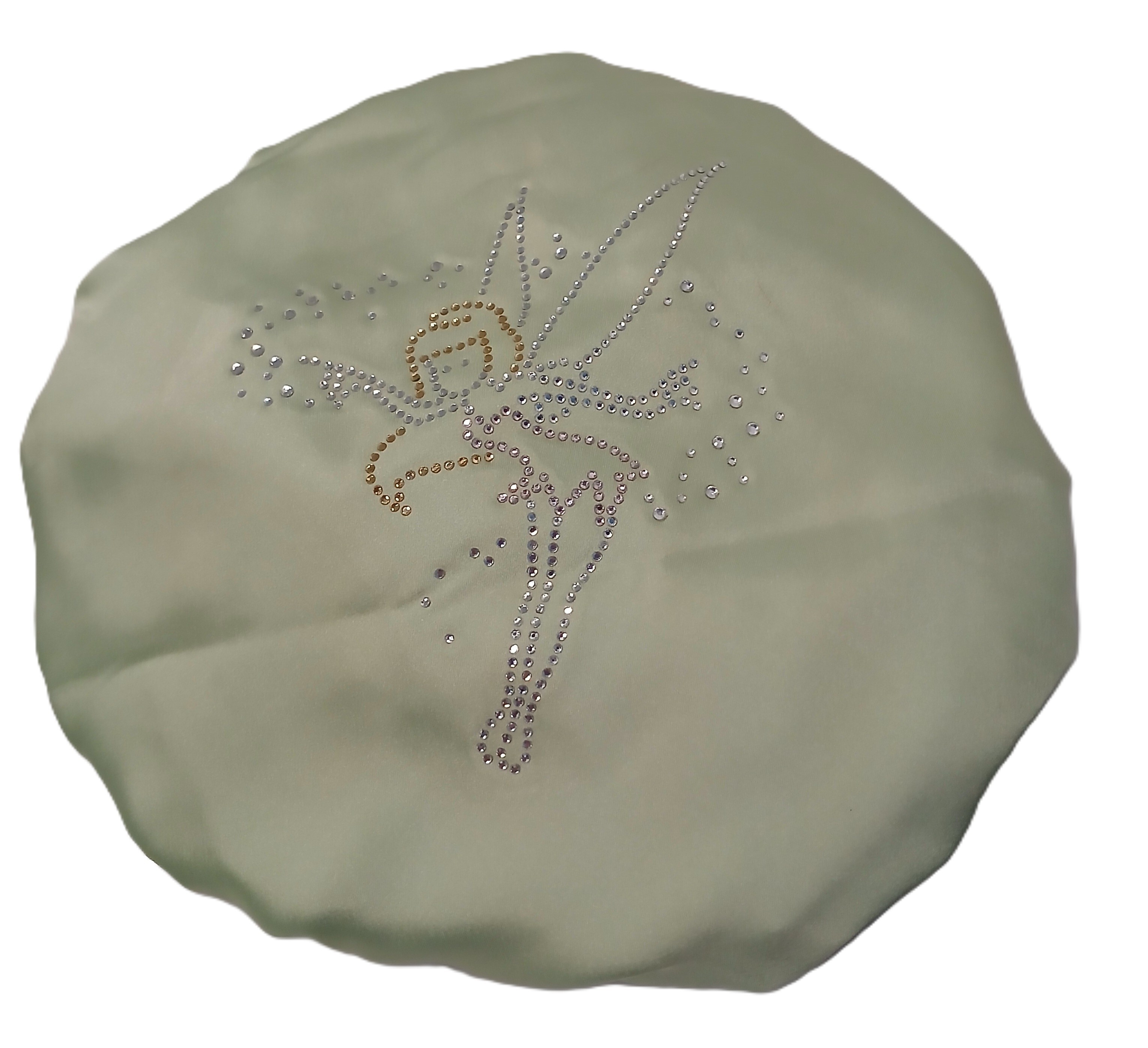 Diamante Shower Cap - TINKERBELL (Girls) - Lime