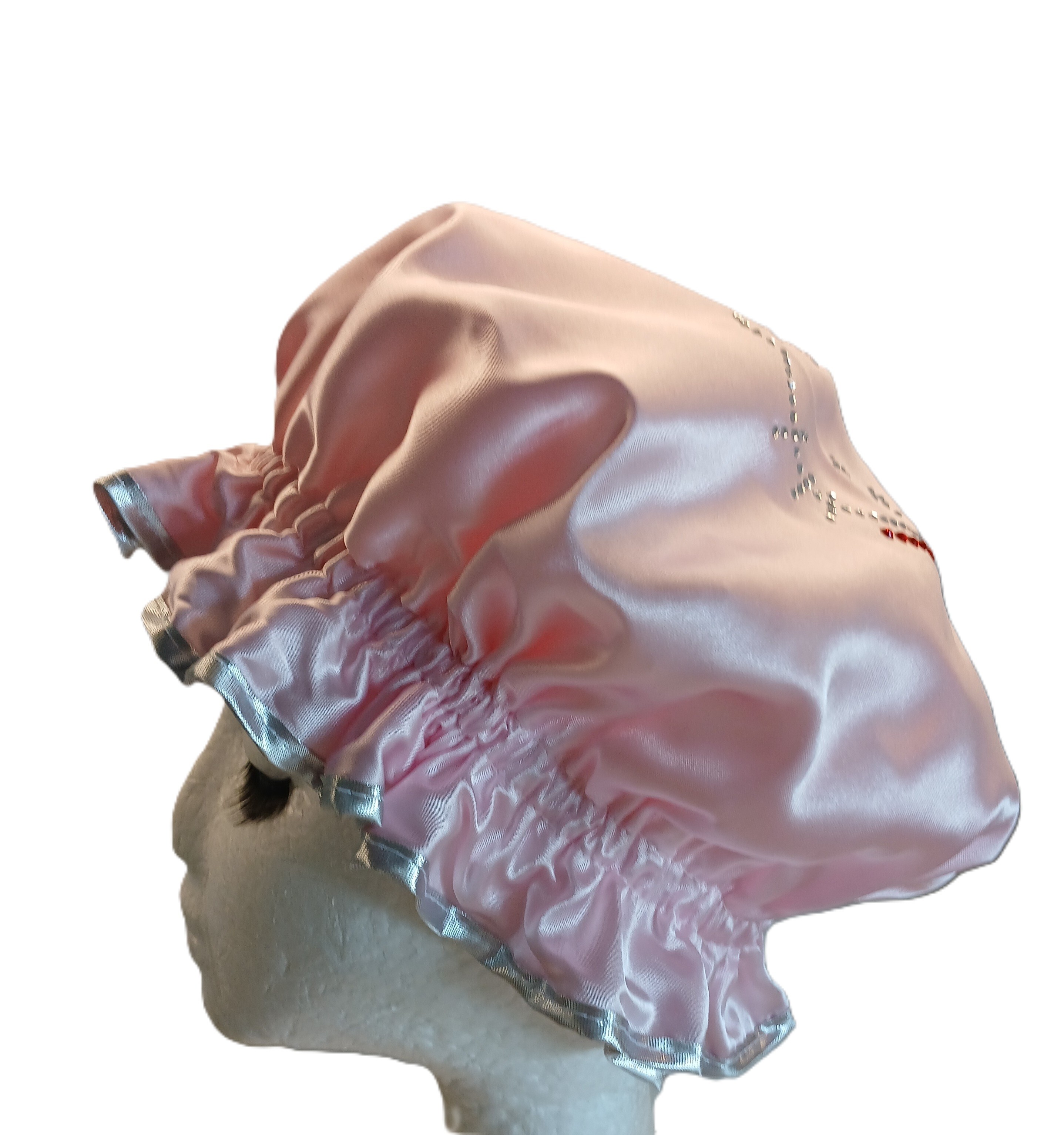 Diamante Shower Cap -LITTLE KITTY - Pink (Girls)