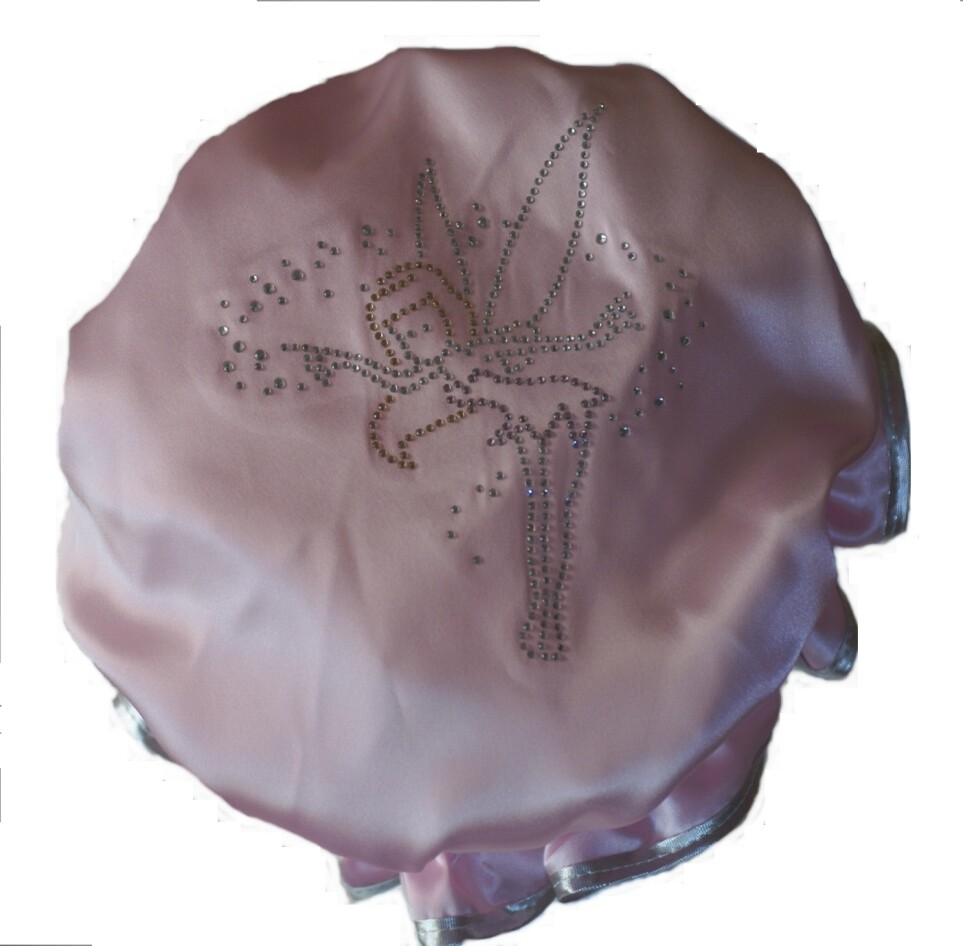 Diamante Shower Cap - TINKERBELL (Girls) - Pink