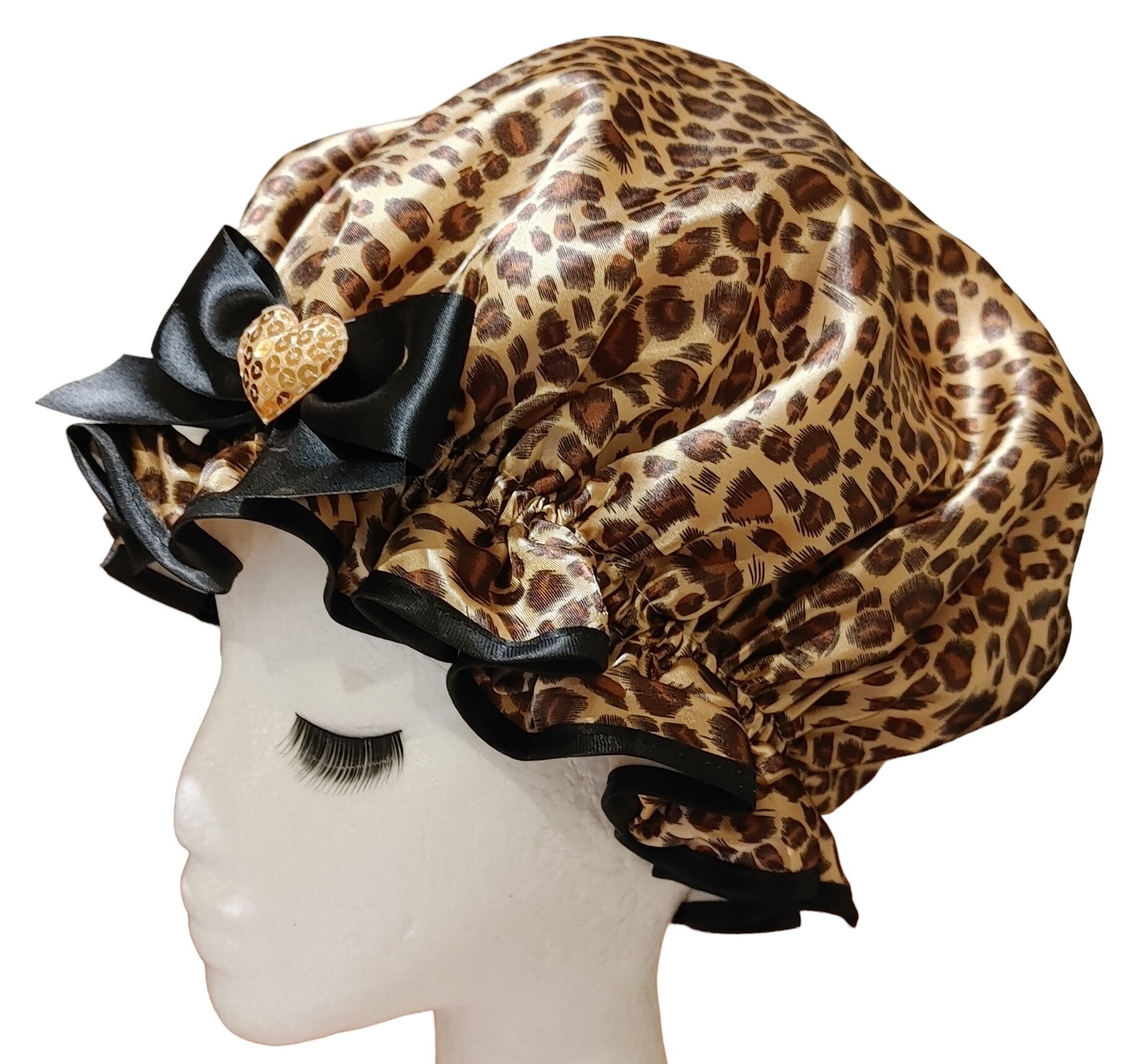 XL Ladies Shower Cap - Wild Cat